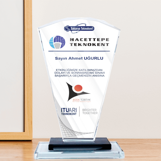 Şlt007 Ekonomik Kristal Plaket