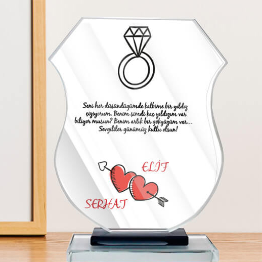 Şlt050 Ekonomik Kristal Plaket görsel