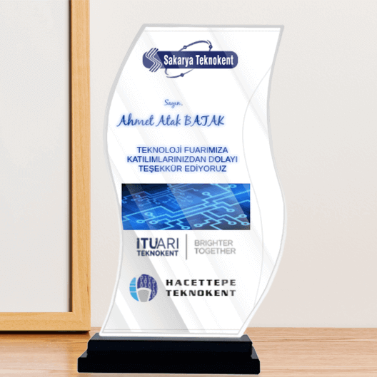 Şlt060 Ekonomik Kristal Plaket görsel