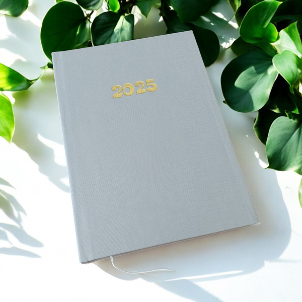 Ekonomik Kişiye Özel 2025 Gri Ajanda Defter