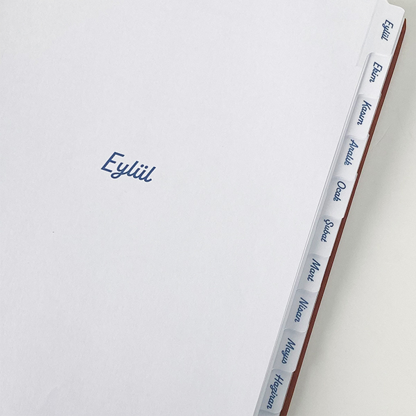 Victoria's Journals 17X23 2025-2026 Spiralli Sert Kapak Ayraçlı Akademik Ajanda 225-2236 Kırmızı