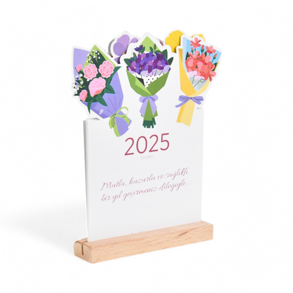 Kişiye Özel Masa Takvimi Özel Kesim görsel