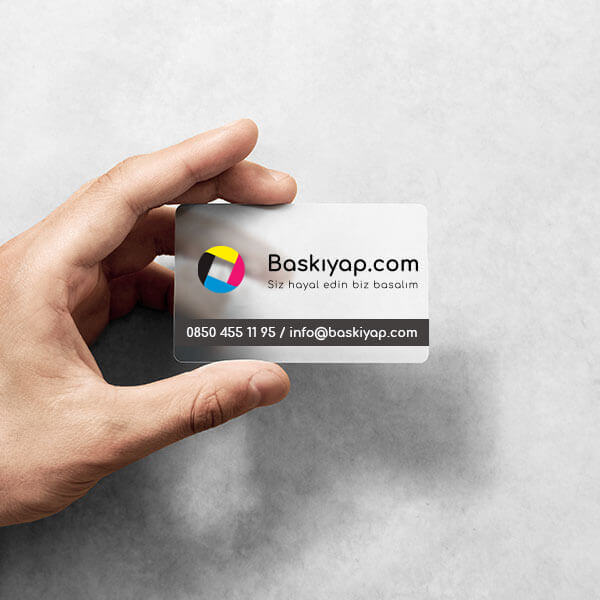 Pvc Şeffaf Kartvizit