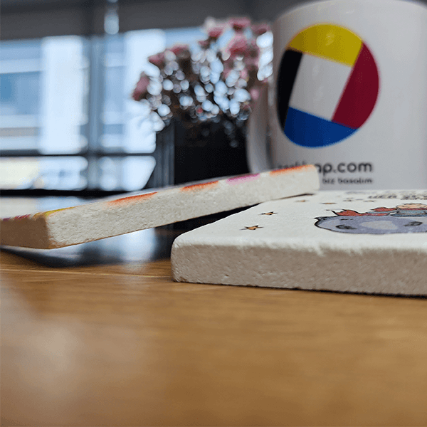 Doğal Taş Bardak Altlığı