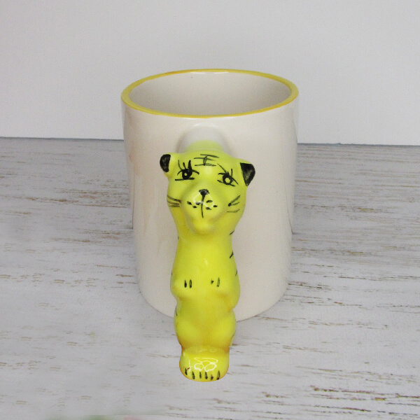 Kişiye Özel Baskılı Kaplan Kulplu Kupa görsel