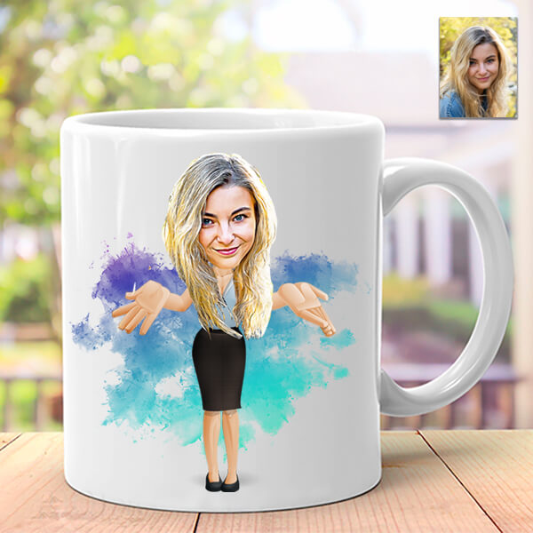 Karikatürlü Kupa Model 14