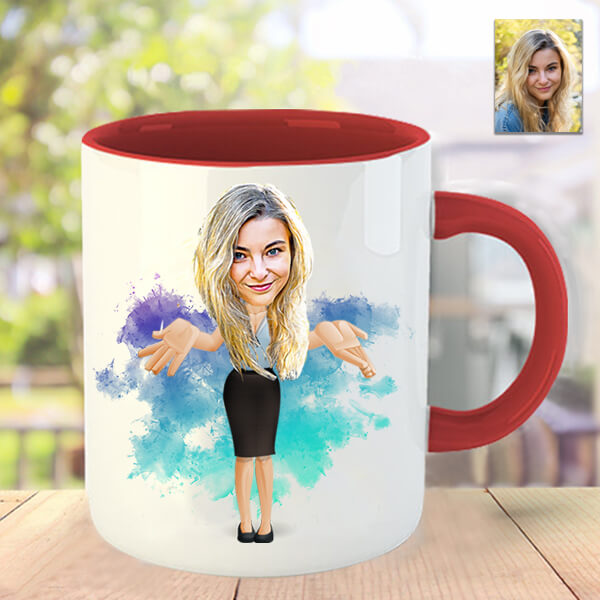 Karikatürlü Kupa Model 14