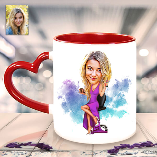 Karikatürlü Kupa Model 17