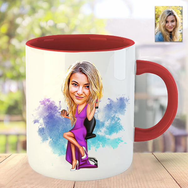 Karikatürlü Kupa Model 17