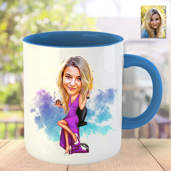 Karikatürlü Kupa Model 17