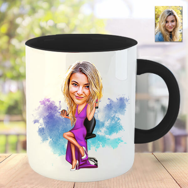 Karikatürlü Kupa Model 17