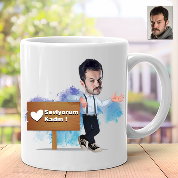 Karikatürlü Kupa Model 4