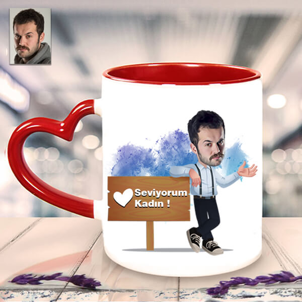 Karikatürlü Kupa Model 4