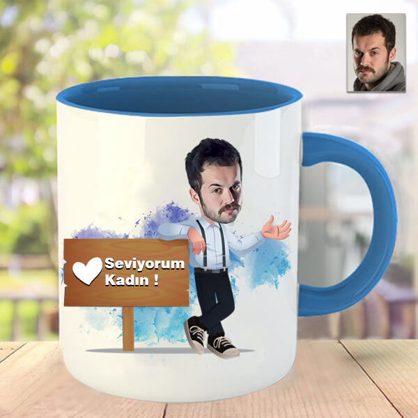 Karikatürlü Kupa Model 4