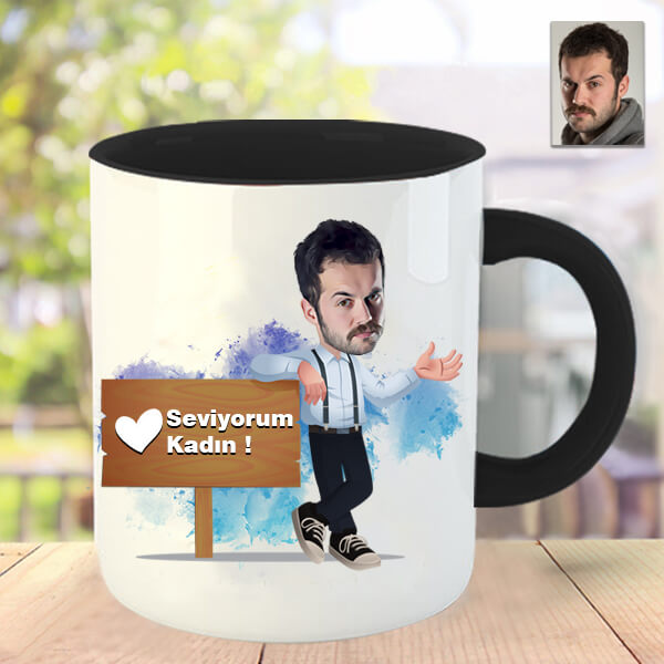 Karikatürlü Kupa Model 4