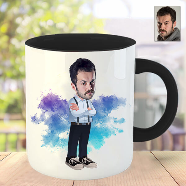 Karikatürlü Kupa Model 5