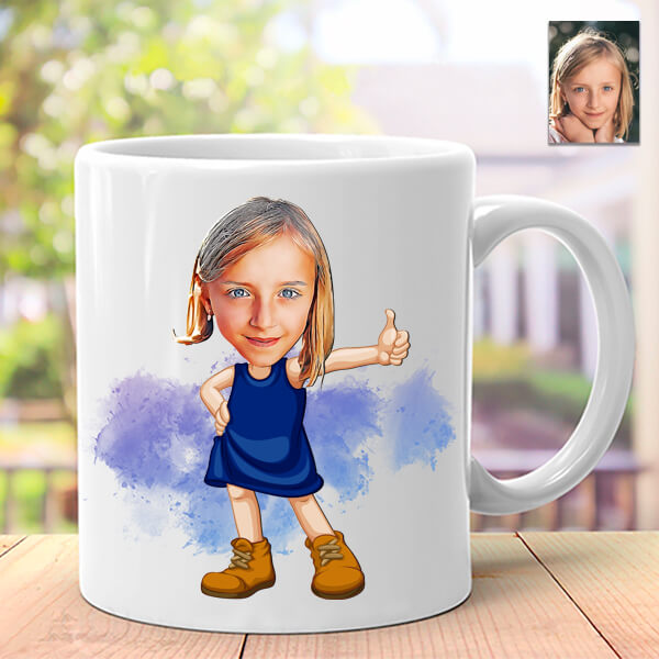 Karikatürlü Kupa Model 9