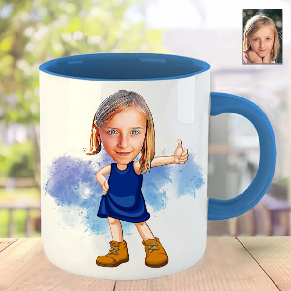 Karikatürlü Kupa Model 9