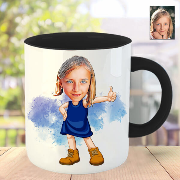 Karikatürlü Kupa Model 9