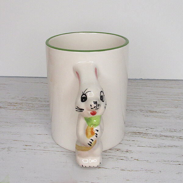 Kişiye Özel Baskılı Tavşan Kulplu Kupa