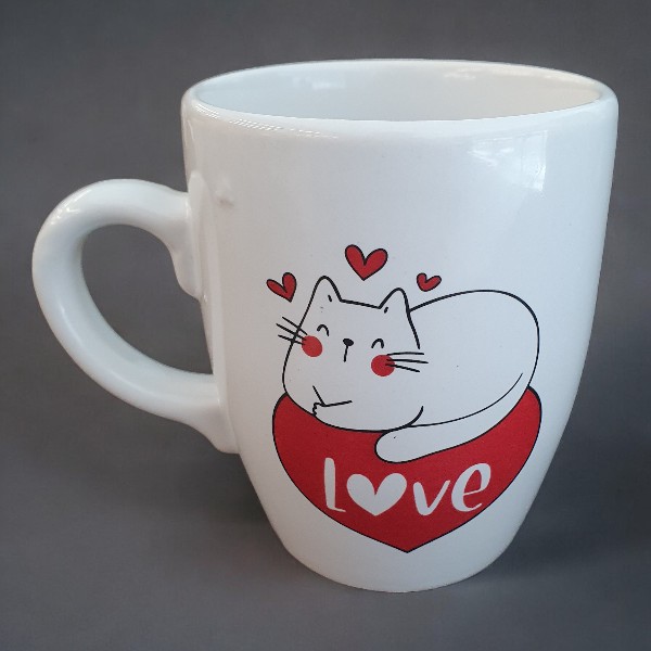 Love Tasarımlı Sevgiliye Hediye Kupa Bardak - Görsel 1