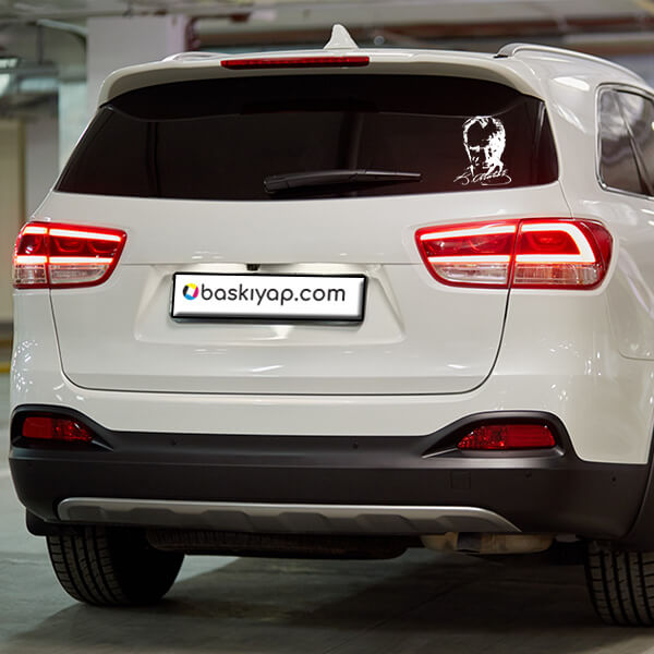 Kemal Ataturk Silueti Sticker