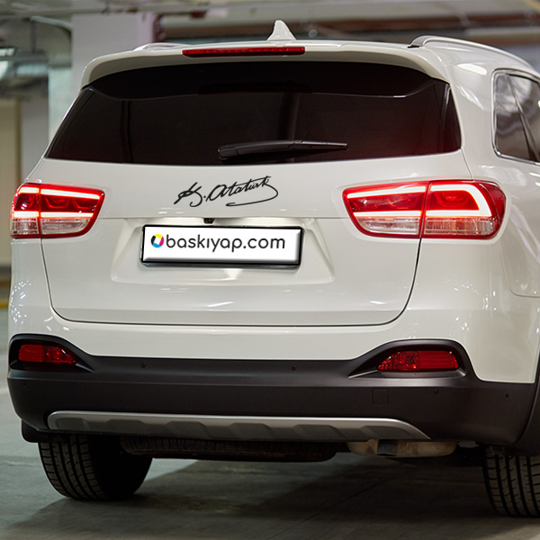 Kemal Atatürk İmzası Sticker görsel