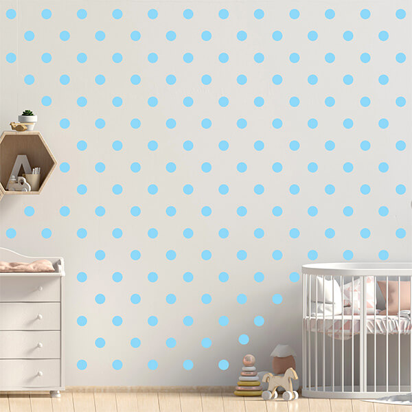 Puantiye Duvar Sticker - Görsel 2