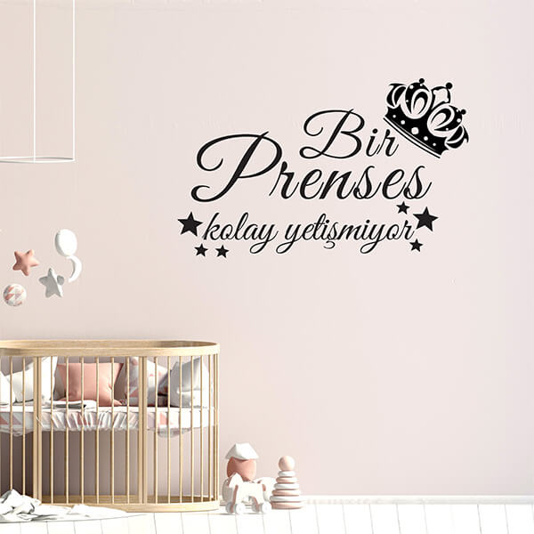 Prenses Duvar Sticker - Görsel 1