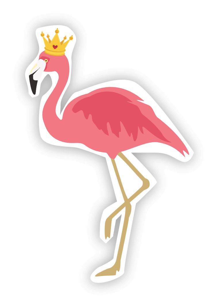 Flamingo Sticker görsel