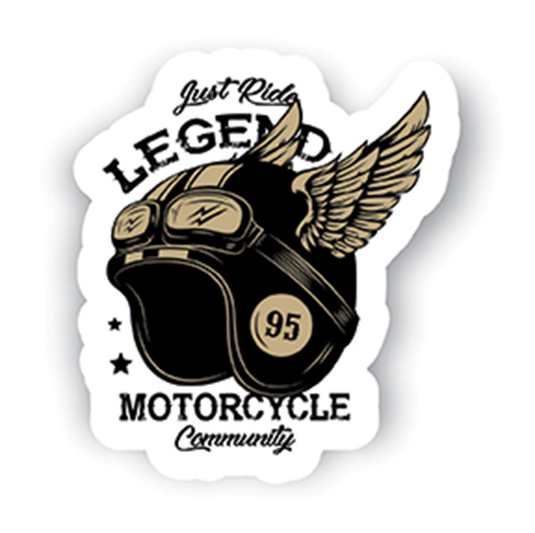 Just Ride Legend Sticker