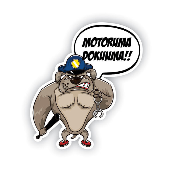 Motoruma Dokunma Sticker - 001 görsel