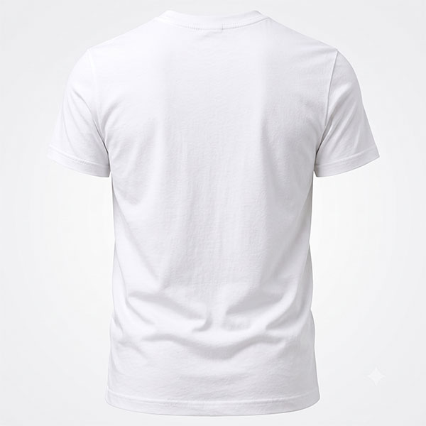 Unisex Beyaz Kişiye Özel Tişört görsel