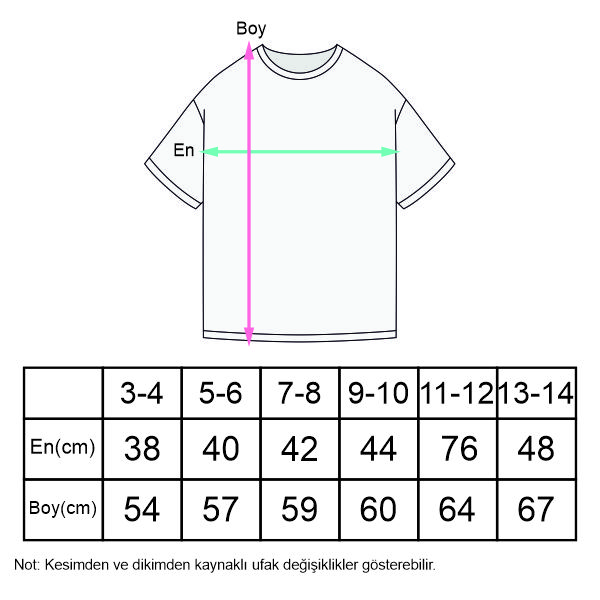 Kişiye Özel Baskılı Beyaz Çocuk Tişört