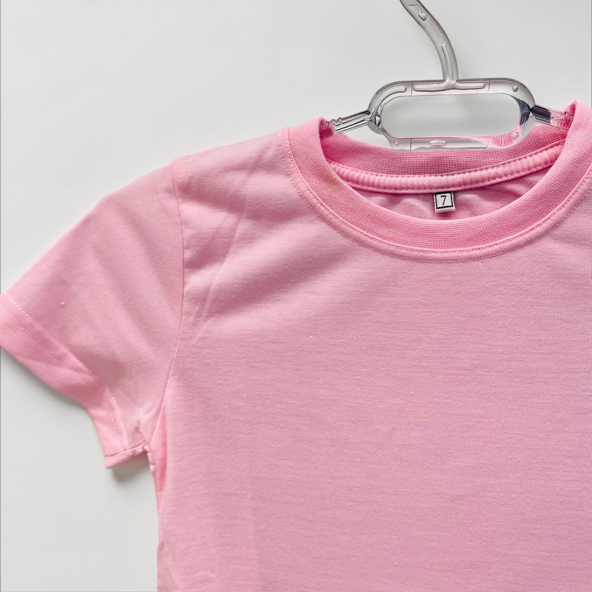 Pembe Çocuk Tişört | Baskılı görsel