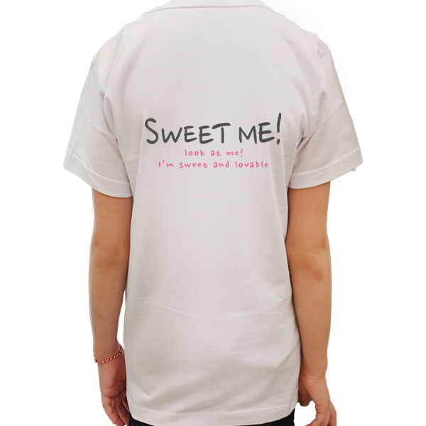 Kişiye Özel Baskılı Beyaz Çocuk Tişört