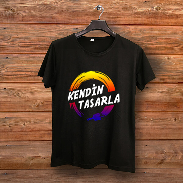 Siyah Erkek Tişört | Baskılı