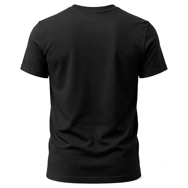 Unisex Siyah Kişiye Özel Tişört görsel