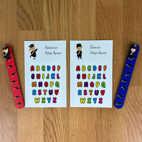 Kişiye Özel Ahşap Kitap Ayracı