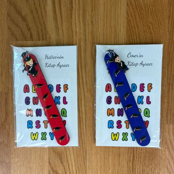 Kişiye Özel Ahşap Kitap Ayracı