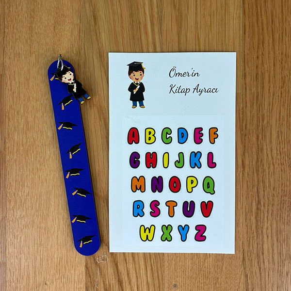 Kişiye Özel Ahşap Kitap Ayracı