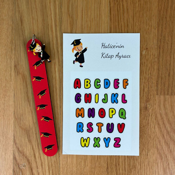 Kişiye Özel Ahşap Kitap Ayracı