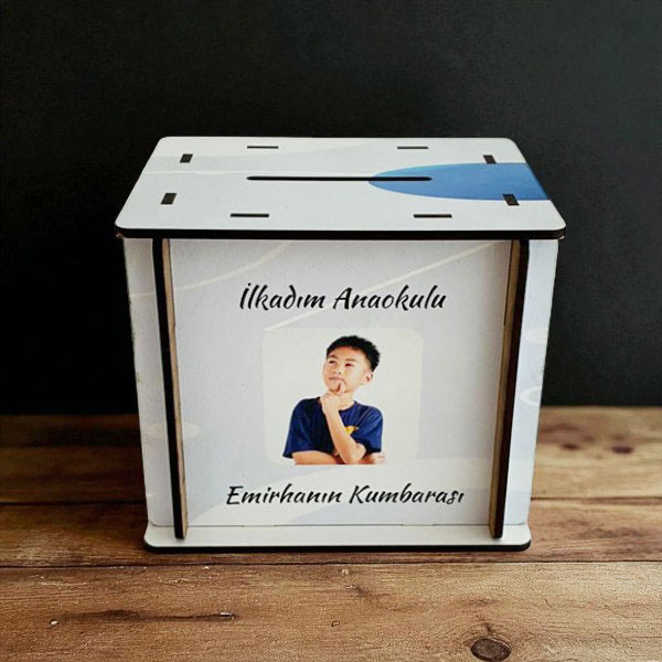 Kişiye Özel Ahşap Kumbara - Görsel 2