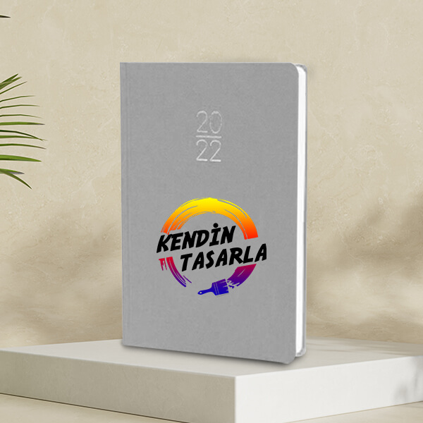 Gıpta 17x24 Zero Gri Günlük Ajanda 2022