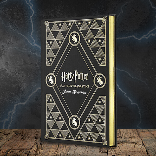 İsme Özel Harry Potter Hufflepuff Haftalık Planlayıcı