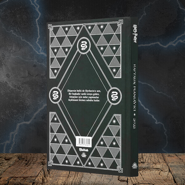 İsme Özel Mabbels Harry Potter Slytherin Haftalık Planlayıcı