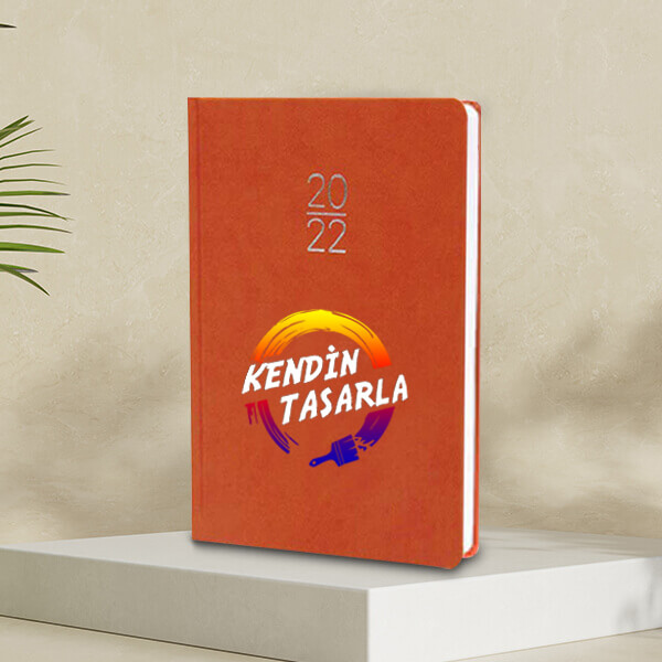 Gıpta 17x24 Zero Turuncu Günlük Ajanda - 2022