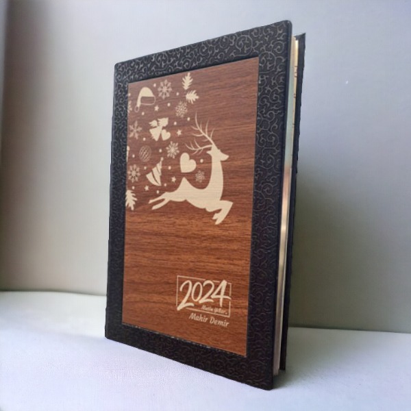 İsim Ve Logo Baskılı Lazer Kazıma 2024 Ajanda