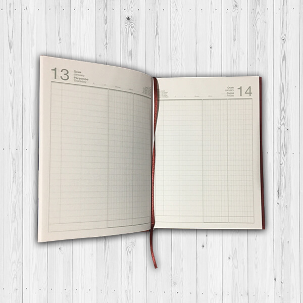 Kendin Tasarla Bordo Ekonomik Ajanda 2022 | 14x20cm