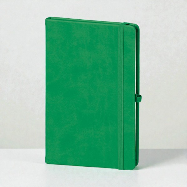 Tarihsiz Yeşil Ajanda / Defter | Kişiye Özel 13X21Cm